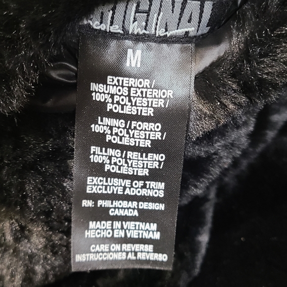 Nicole Miller reversible faux fur bubble vest size M - Picture 6 of 8